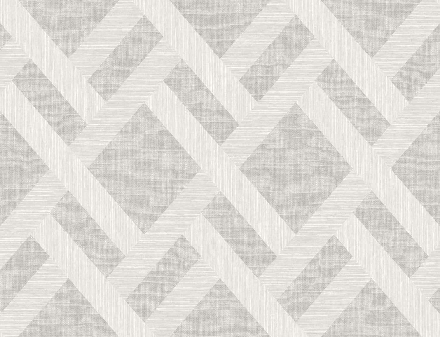 TS80808 | Linen Trellis, Grey - Seabrook Designs Wallpaper