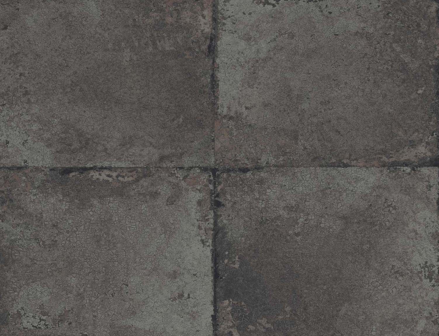 TS81510 | Foundation, Black - Seabrook Designs Wallpaper