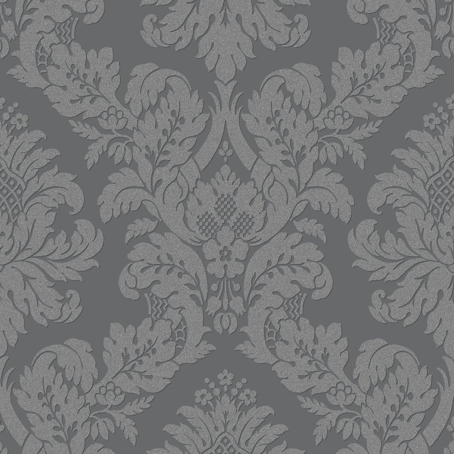 UK10435 | Classic Damask, Black - Etten Gallerie Wallpaper
