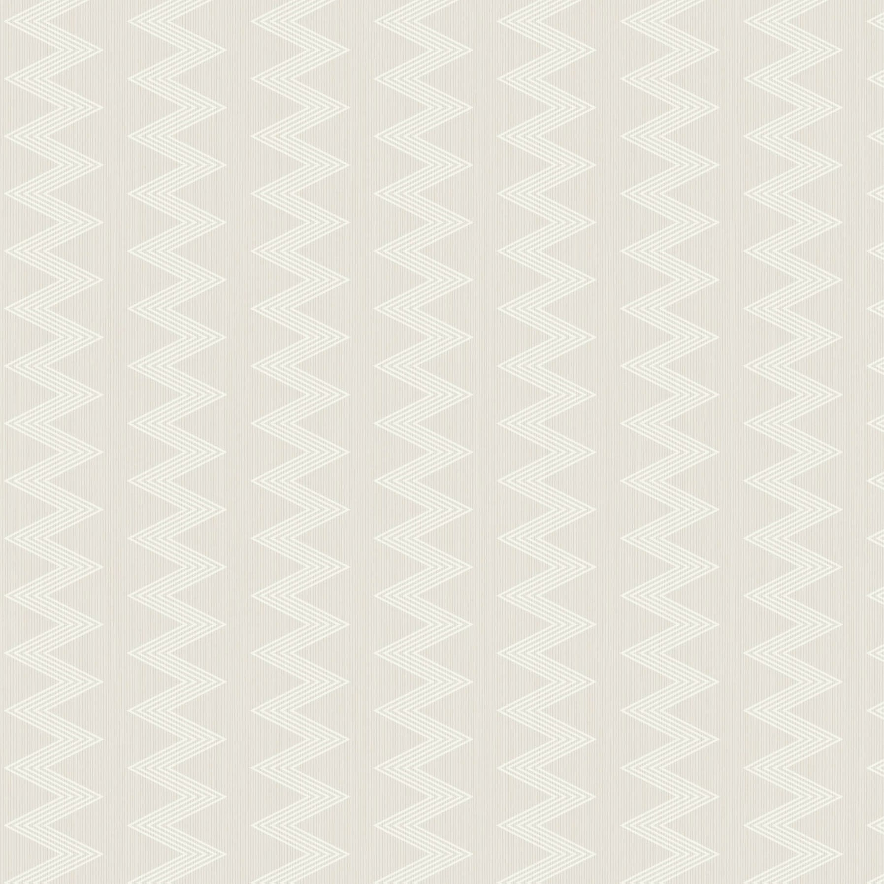 ZN51702 | Zig Zag, Off-White - Etten Gallerie Wallpaper