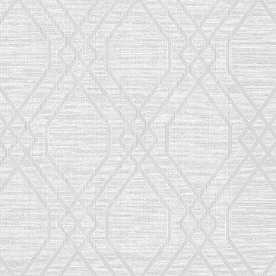 AW74211 | String Diamond, Grey - Seabrook Designs Wallpaper