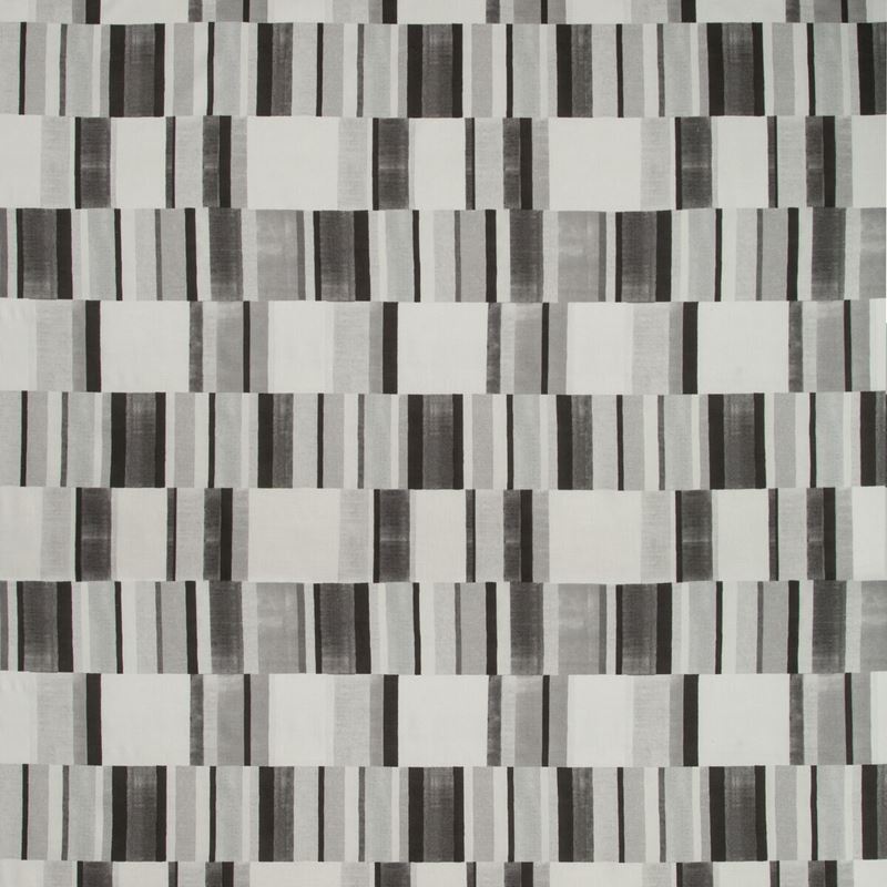 Find BLOCKSTACK.21.0 Blockstack Graphite Geometric Grey Kravet Basics Fabric