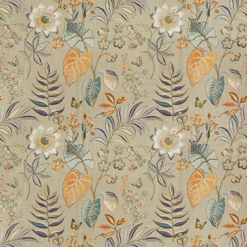 Select BOGOR.16.0 Bogor Rye Botanical/Foliage Beige Kravet Basics Fabric