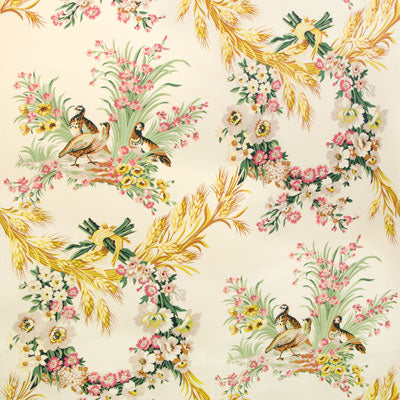 Purchase BR-70353.0.0 Les Perdrix Glazed Chintz Multi Color by Brunschwig & Fils Fabric