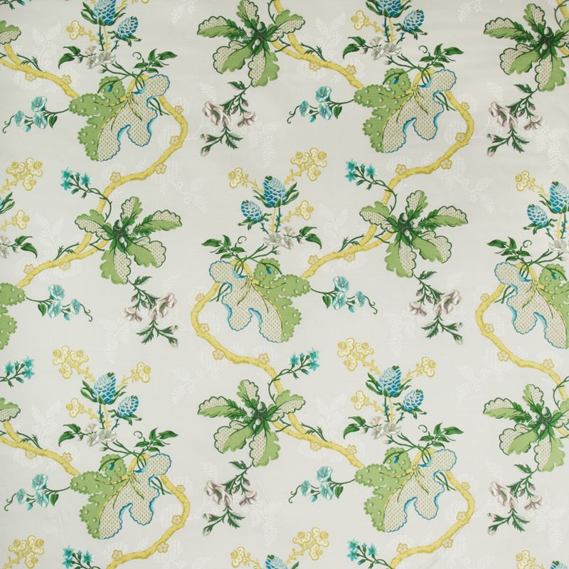 Purchase BR-79355-113 Fabriano Cotton And Linen Print Grey Botanical by Brunschwig & Fils Fabric