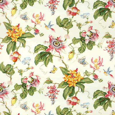 Find BR-79499.000.0 Parfum D Ete Cotton Print White Botanical by Brunschwig & Fils Fabric