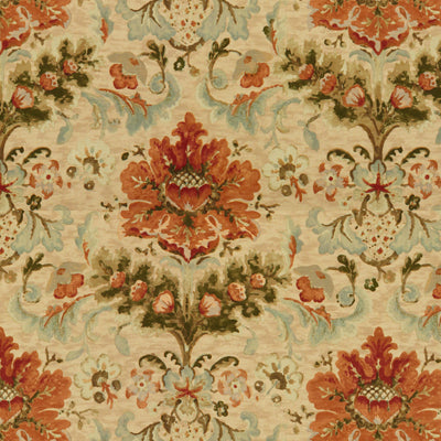 Looking BR-79574-847 Windsor Damask Cotton & Linen Print Copper On Sand Damask by Brunschwig & Fils Fabric