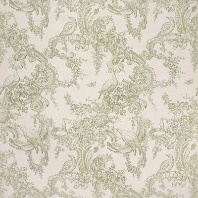 Select BR-79642-406 Rocaille Floral Cotton Print Moss Botanical by Brunschwig & Fils Fabric