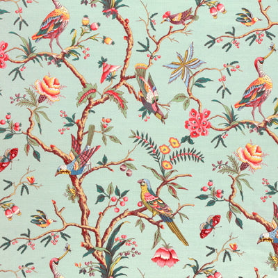 Find BR-79748-403 Birds Of A Feather Linen & Cotton Print C Eladon Botanical by Brunschwig & Fils Fabric