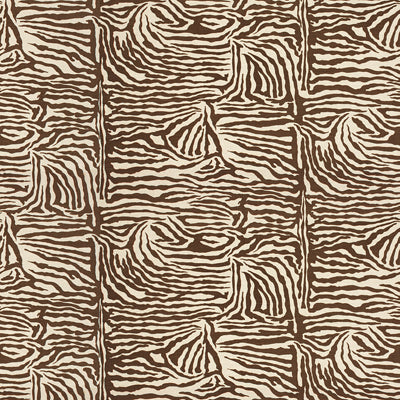 View BR-79770-874 Ashanti Linen And Cotton Print Brown Modern/Contemporary by Brunschwig & Fils Fabric