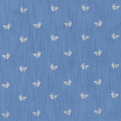 Purchase BR-800054-221 Bayberry Strie Canton Blue Botanical by Brunschwig & Fils Fabric