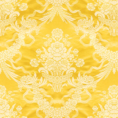 View BR-81036-D Charlieu Lampas Jaune/Ivoire by Brunschwig & Fils Fabric