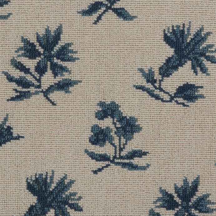 Buy BR-82224-222 Florian Grospoint Blue Botanical by Brunschwig & Fils Fabric