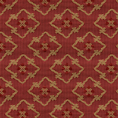 Order BR-89709-166 Creek Figured Woven Red Modern/Contemporary by Brunschwig & Fils Fabric