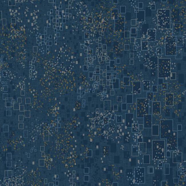 View CI2321 Modern Artisan II Gilded Confetti Navy Candice Olson Wallpaper