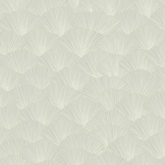 Save CI2333 Modern Artisan II Luminous Ginkgo Gray Candice Olson Wallpaper