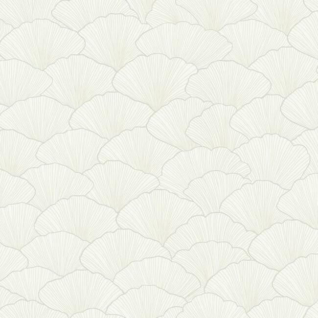 Order CI2335 Modern Artisan II Luminous Ginkgo White Candice Olson Wallpaper