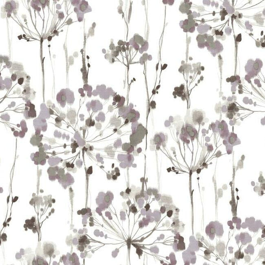 Select CI2424 Modern Artisan II Flourish Purple Candice Olson Wallpaper