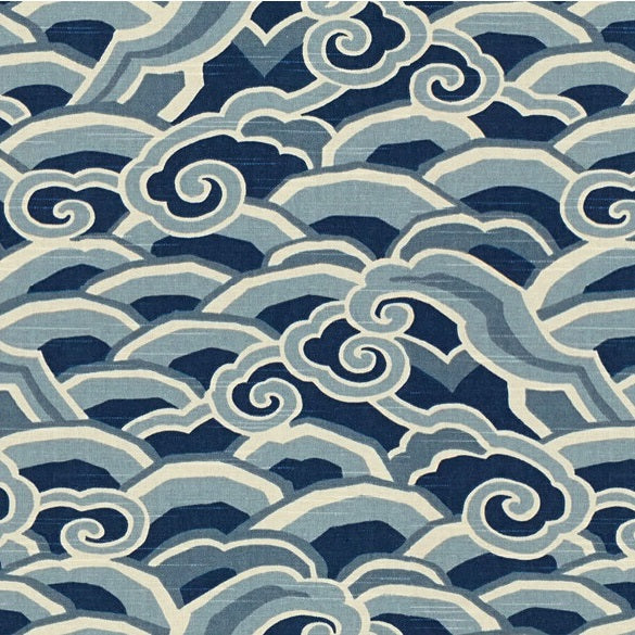 View DECOWAVES.516.0 Decowaves Ultramarine Asian Blue Kravet Basics Fabric