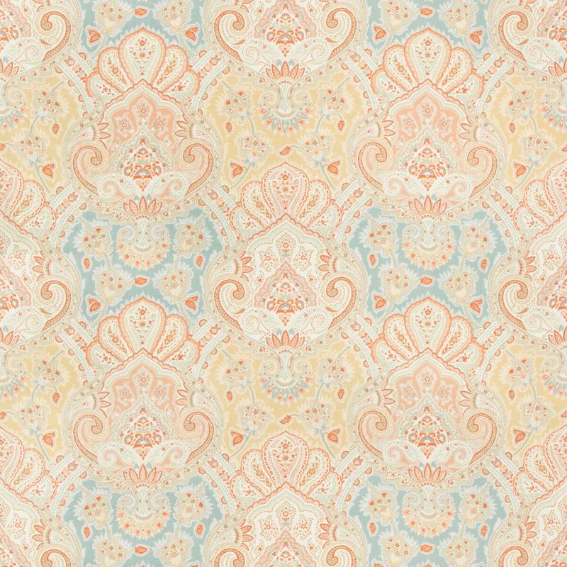 View ECHOCYPRUS.12.0 Echocyprus Apricot Paisley Orange Kravet Basics Fabric