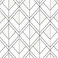 Select GM7552 Geometric Resource Library Diamond Shadow White York Wallpaper