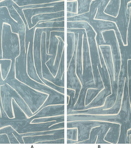 GWP-3501.15 Graffito Deep Sky by Groundworks