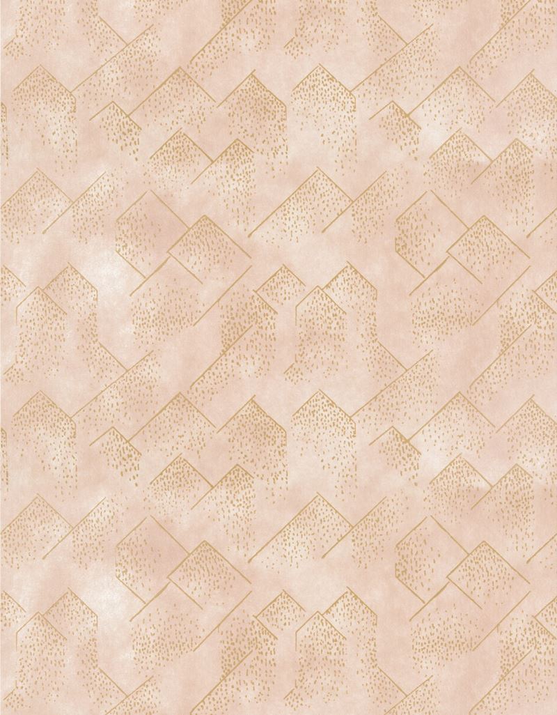 GWP-3703.174 Brink Paper Blush/Gold by Groundworks