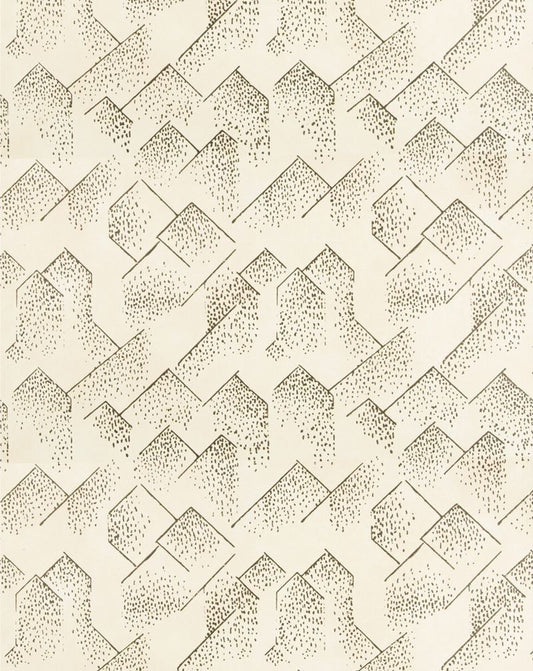 GWP-3703.18 Brink Paper Cream/Onyx by Groundworks