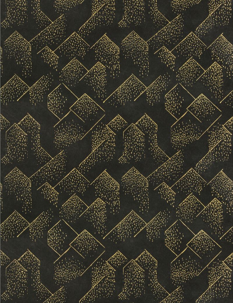 GWP-3703.840 Brink Paper Gold/Onyx by Groundworks