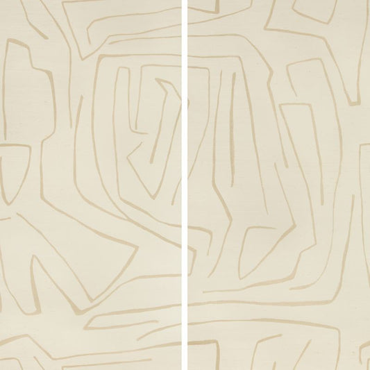 GWP-3720.116 Graffito Ii Parchment by Groundworks