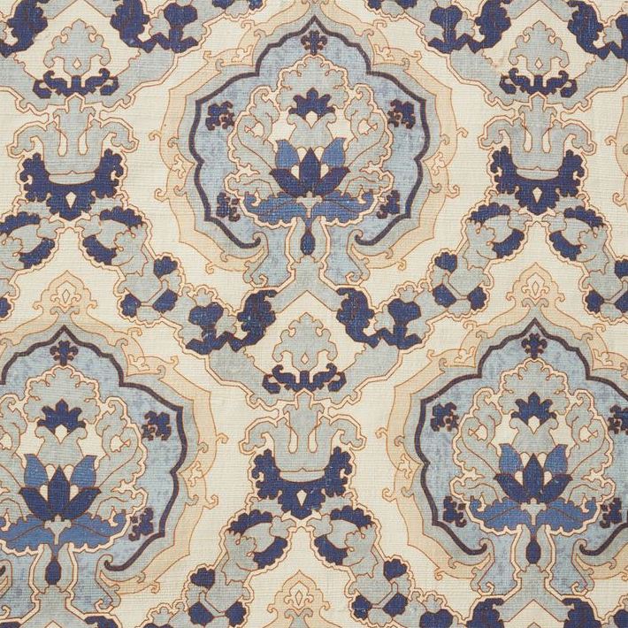 Looking JAG-50053-5 Fantasy Silk Print Bristol Damask by Brunschwig & Fils Fabric