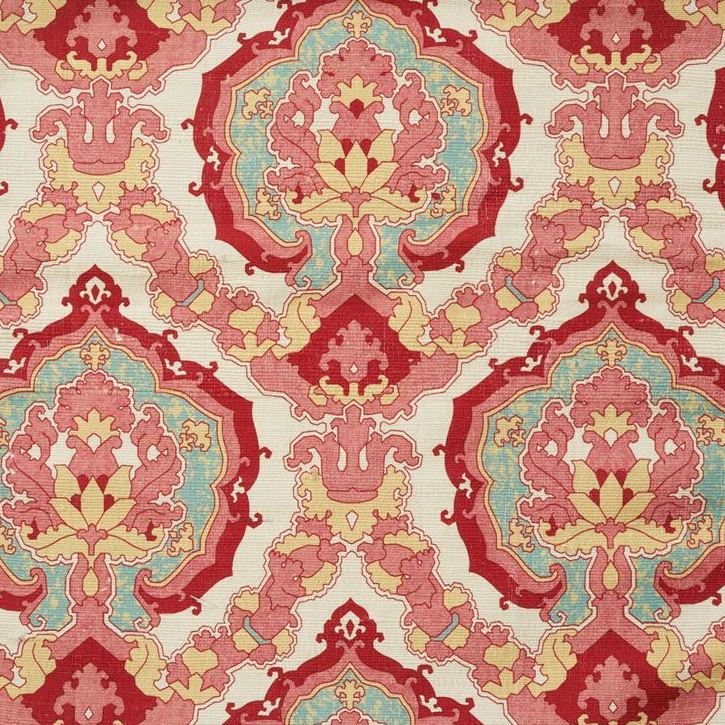 View JAG-50053-717 Fantasy Silk Print Fraise Damask by Brunschwig & Fils Fabric