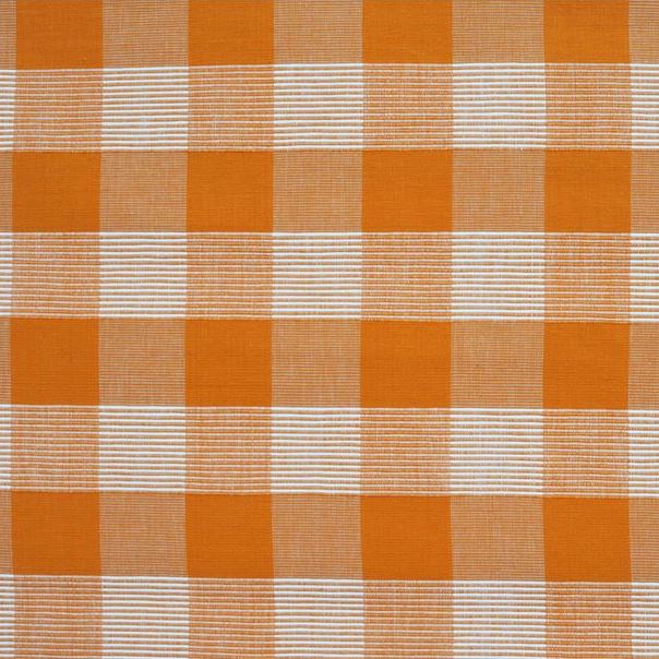 View JAG-50061.121.0 Siam Sq Cotton Orange Check/Plaid by Brunschwig & Fils Fabric