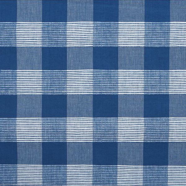 Select JAG-50061.501.0 Siam Sq Cotton Blue Check/Plaid by Brunschwig & Fils Fabric