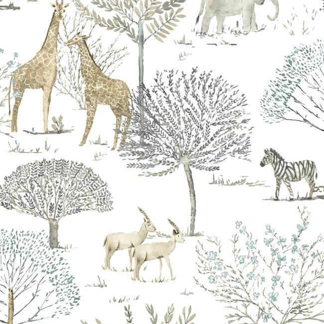 Order KI0541 A Perfect World On The Savanna Neutral Animals Insects by York Wallpaper