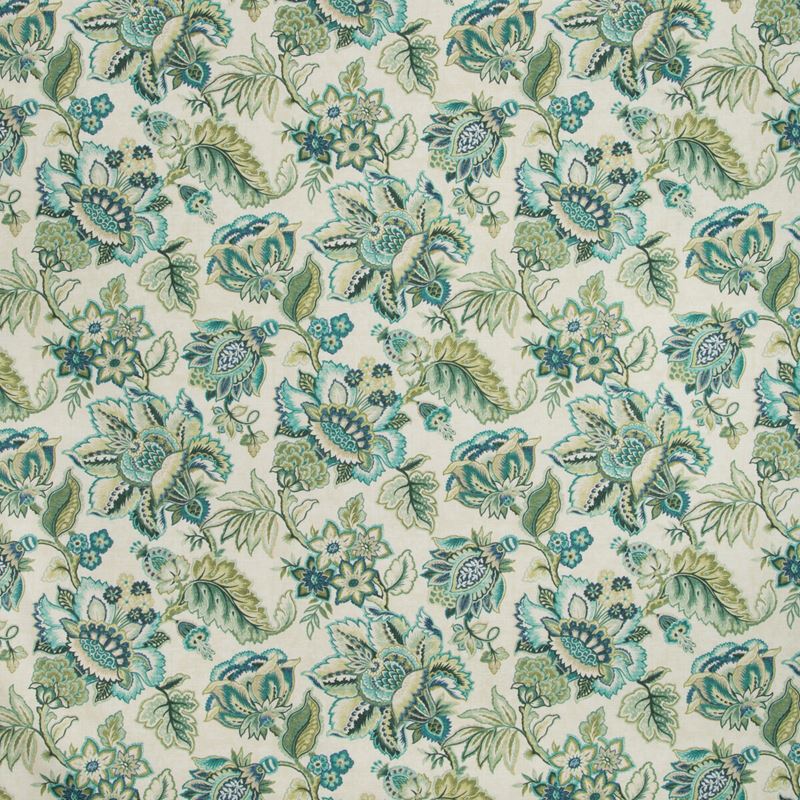 Select KIHEI.513.0 Botanical/Foliage Green Kravet Basics Fabric