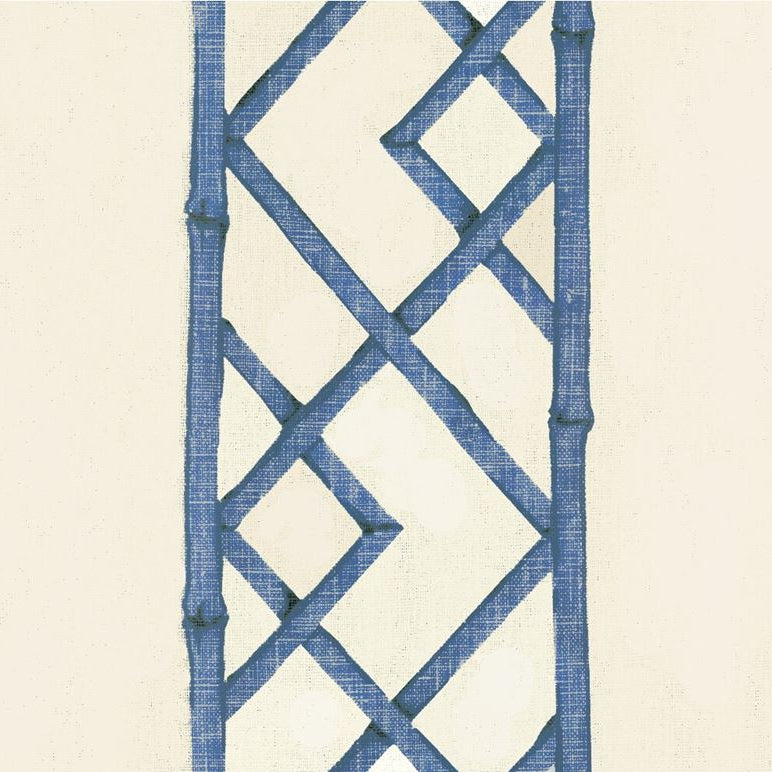 Select LATTICELY.516.0 Latticely Ultramarine Asian Blue Kravet Basics Fabric