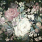 Shop MU0247M Mural Resource Library Impressionist Floral Mural Pink/Black York Wallpaper