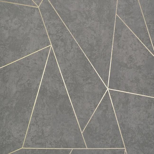 Order NW3502 Modern Metals Nazca color Dark Grey Metallic by Antonina Vella Wallpaper