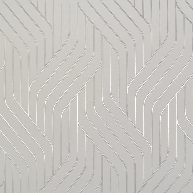 Search NW3516 Modern Metals Ebb And Flow color White Stripes by Antonina Vella Wallpaper