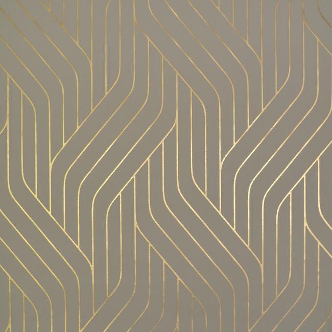 Purchase NW3518 Modern Metals Ebb And Flow color Khaki Metallic by Antonina Vella Wallpaper