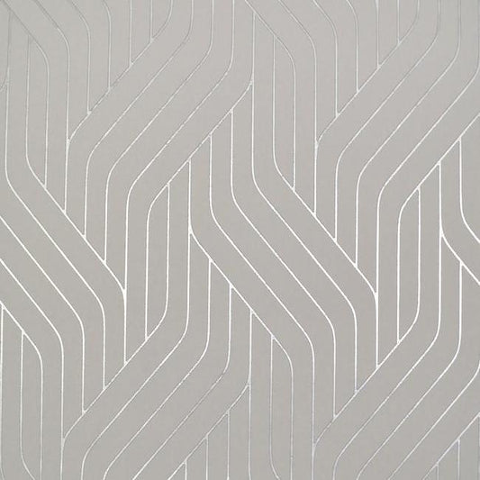 Order NW3519 Modern Metals Ebb And Flow color Grey Metallic by Antonina Vella Wallpaper