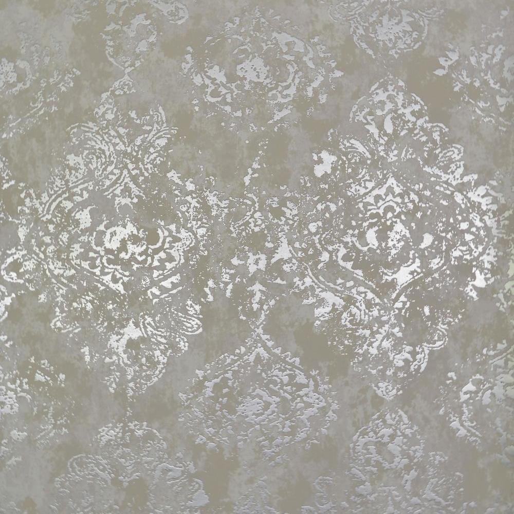Acquire NW3568 Modern Metals Stargazer color White Metallic by Antonina Vella Wallpaper