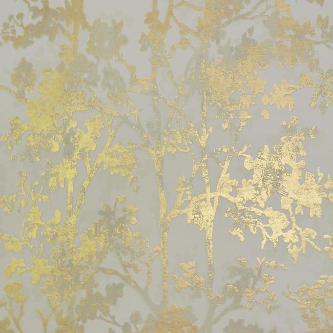 Buy NW3582 Modern Metals Shimmering Foliage color Almond Metallic by Antonina Vella Wallpaper