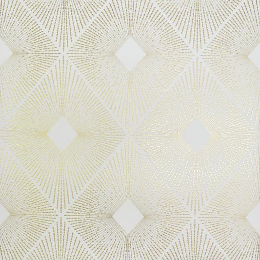 Select NW3592 Modern Metals Harlowe color White Harlequin/ Diamond by Antonina Vella Wallpaper