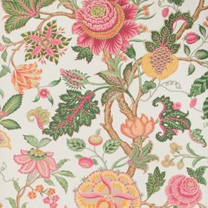 View P8019111.127.0 Nizam Multi Color Botanical by Brunschwig & Fils Wallpaper