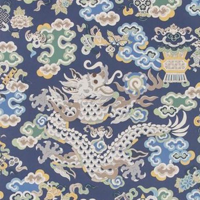 Purchase P8019113.5.0 Ming Dragon Multi Color Chinoiserie by Brunschwig & Fils Wallpaper
