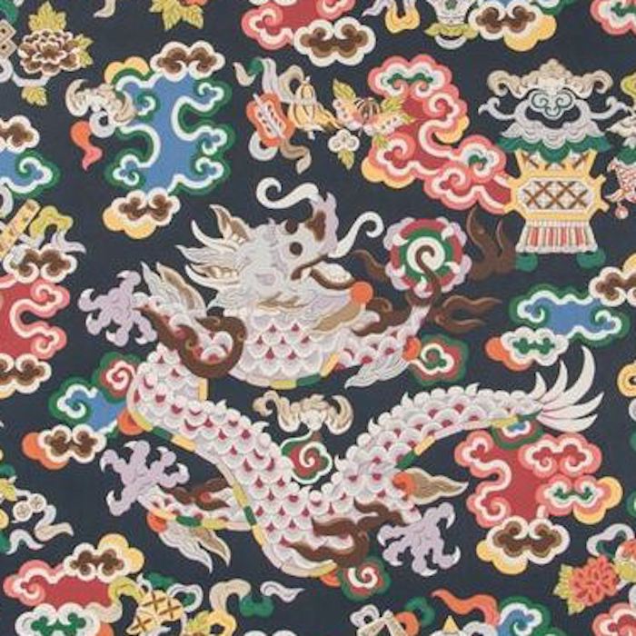 P8019113.50.0 | Ming Dragon Multi Color Chinoiserie - Brunschwig & Fil