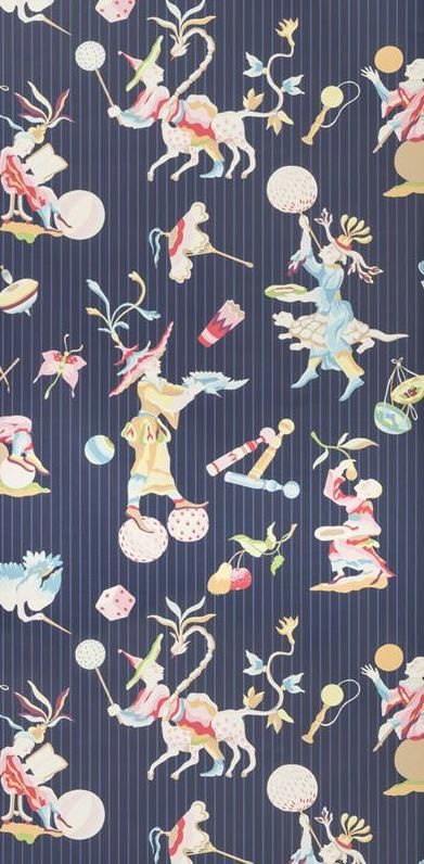 Buy P8019114550 Cirque Chinois Multi Color Chinoiserie Brunschwig Fils Wallpaper