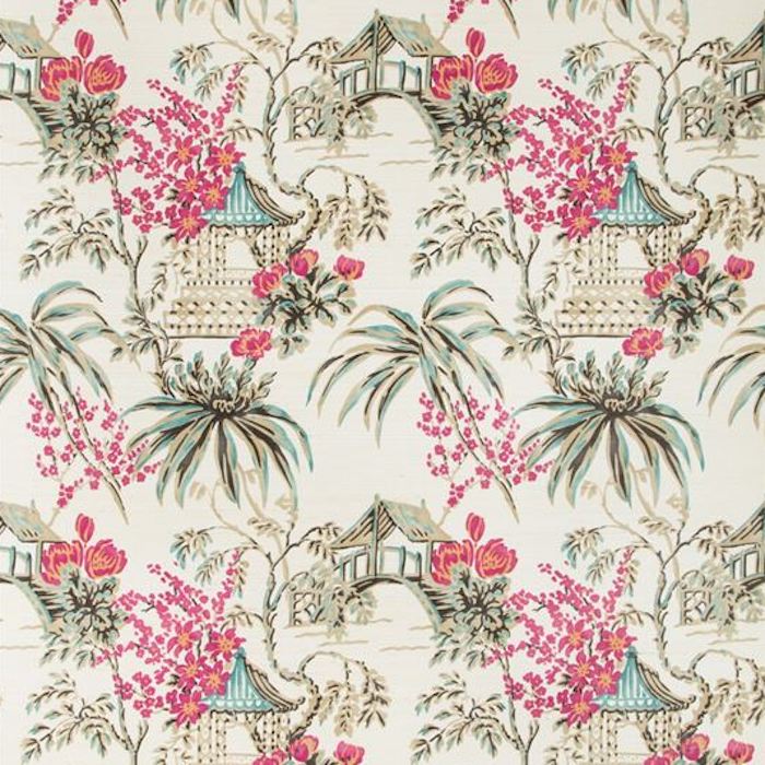 Looking P8019115.713.0 Tongli Multi Color Chinoiserie by Brunschwig & Fils Wallpaper